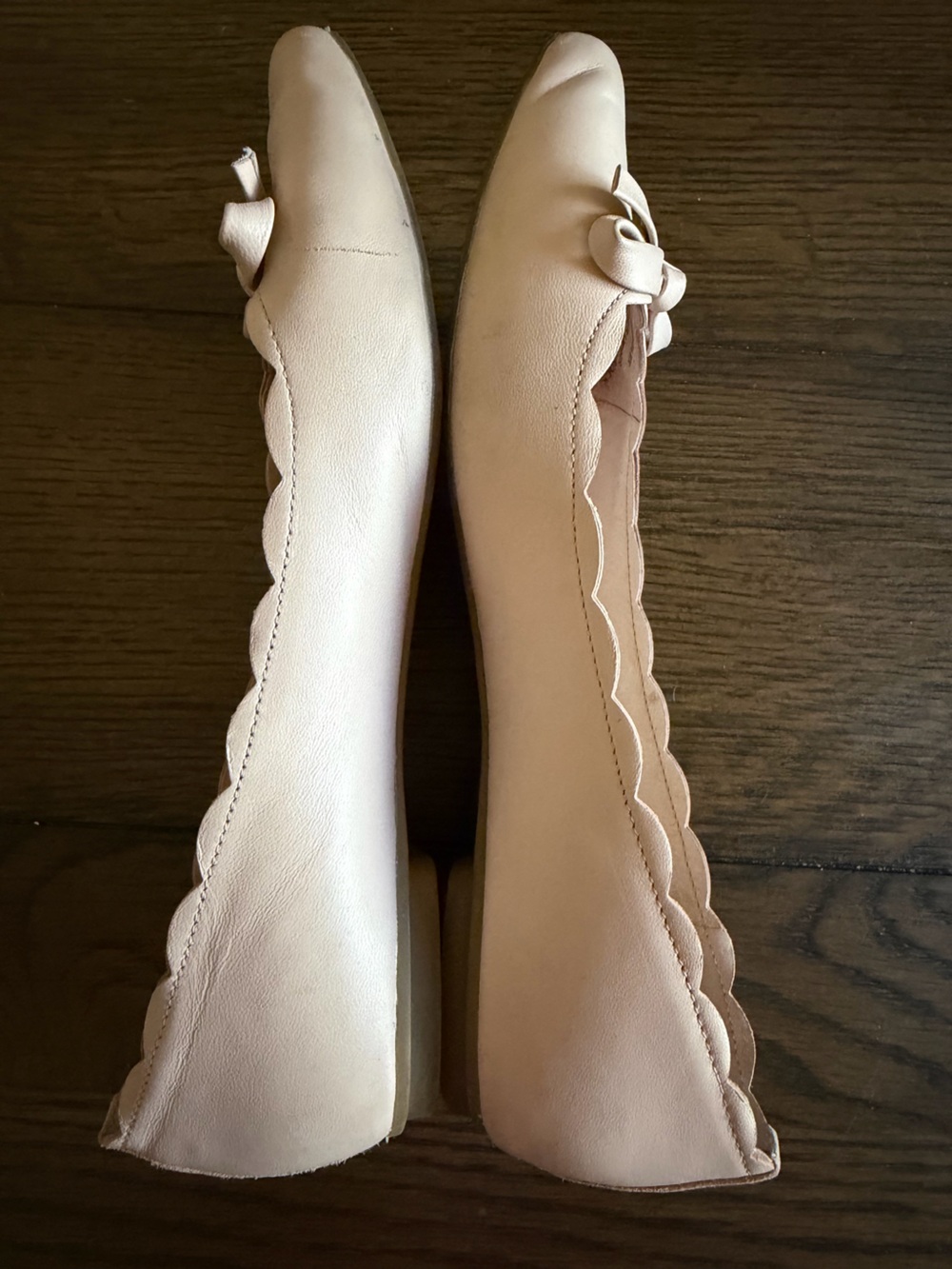 Kate Spade Elent Ballet Scalloped Pink Flats - Picture 4 of 8